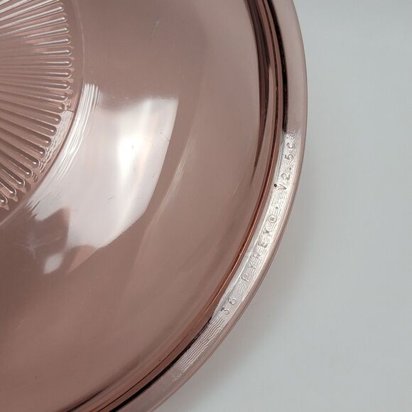 2 Vintage Pyrex Corning Ware Visions Cranberry Lid Replacement V1.5C And V2.5C - Picture 9 of 9